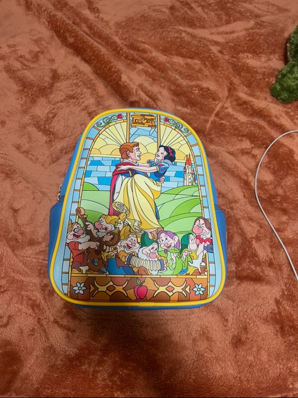 Snow White stained glass mini backpack